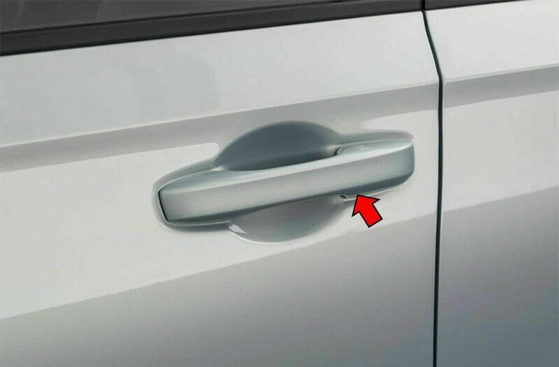 ya 5 8.10 for Honda for Civic 11th 2022-2023 Chrome Outside Door Handle Decor Cover Trims ABS