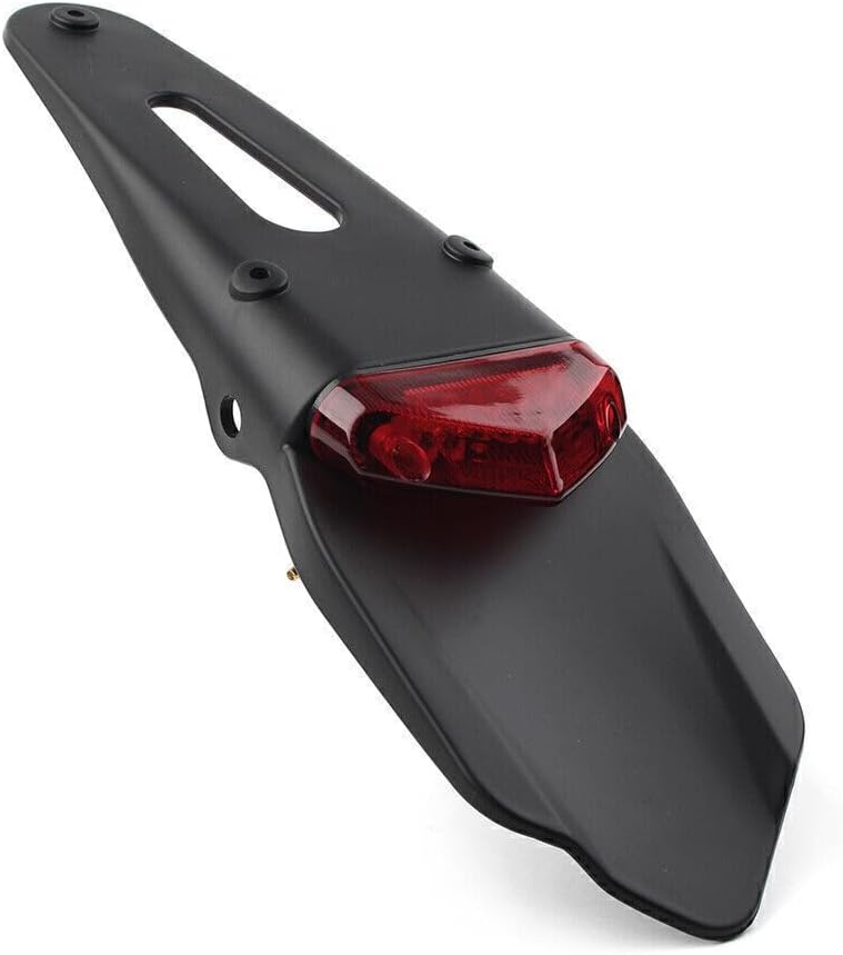 ya 4 8.8.2 For Motorcycle Dirt Bike Universal Rear Fender Brake LED Tail Light Turn Singal
