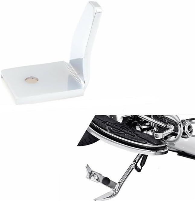 ya 2 8.15 Chrome Kickstand Side Stand Extension for Harley Softail Fatboy Deluxe 2007-2017