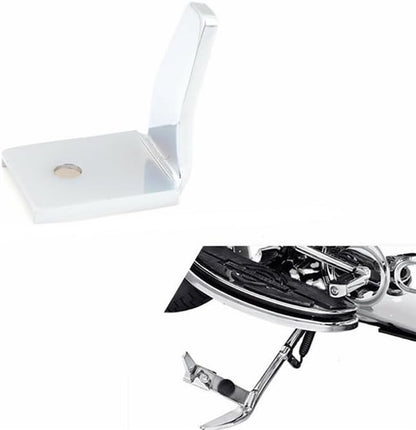 ya 2 8.15 Chrome Kickstand Side Stand Extension for Harley Softail Fatboy Deluxe 2007-2017