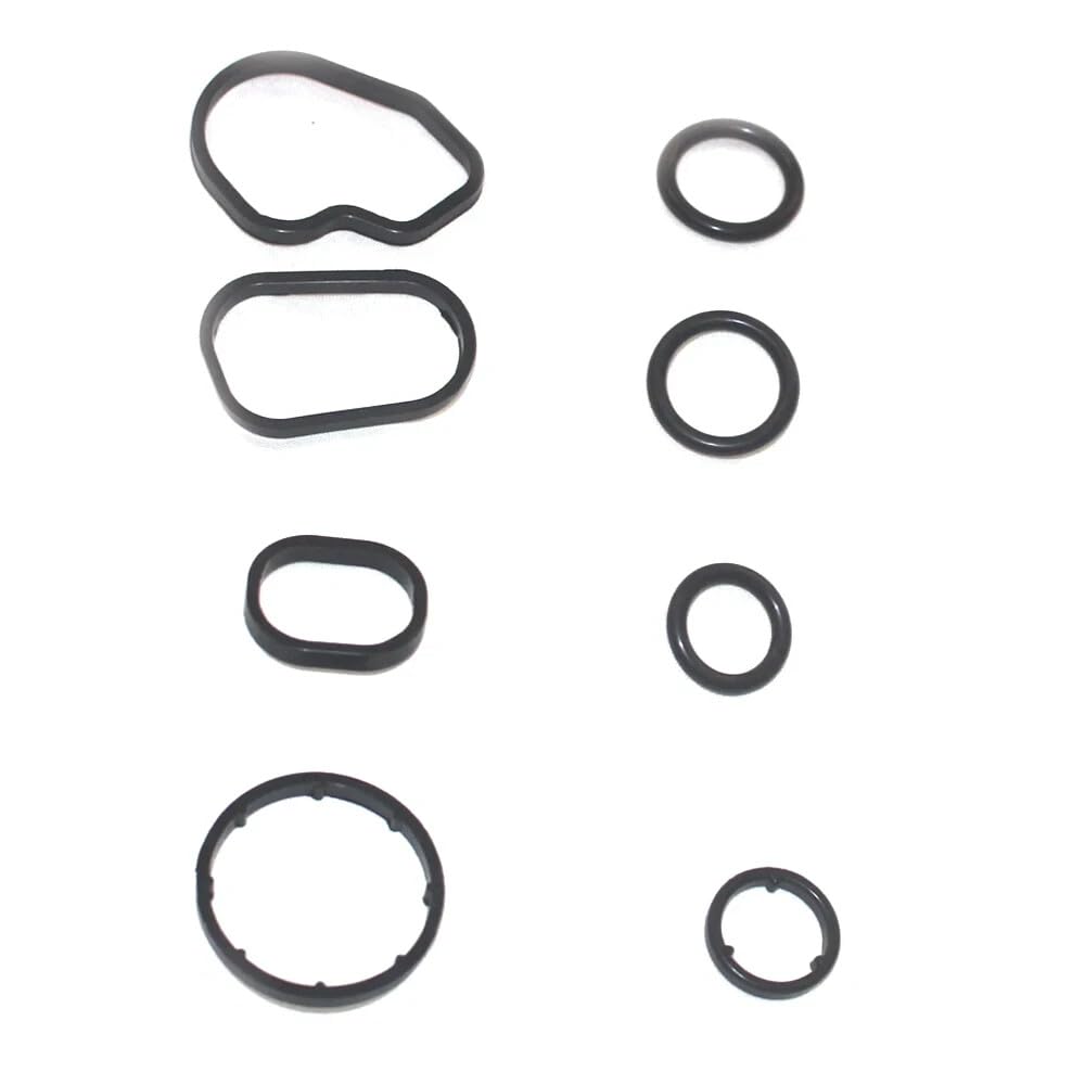 ya 5 8.10 8PCS one Set Oil Cooler Seal OM651 6511801310 6511800665 6511800810