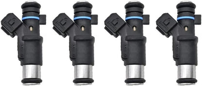 ya 10 9.16 zhengce 4Pcs Fuel Injector for Citroen C2 C3 for Peugeot 106 206 306 307 1.4L 02801
