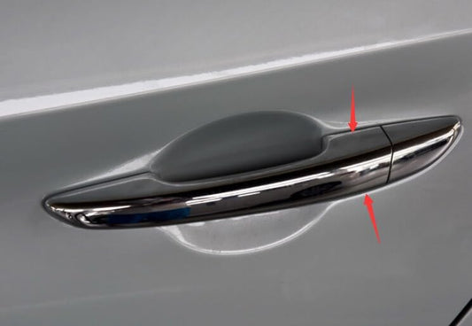 ya 2 8.15 Carbon Fiber Style Car Door Handle Cover Trim for Hyundai Sonata 2015 - 19