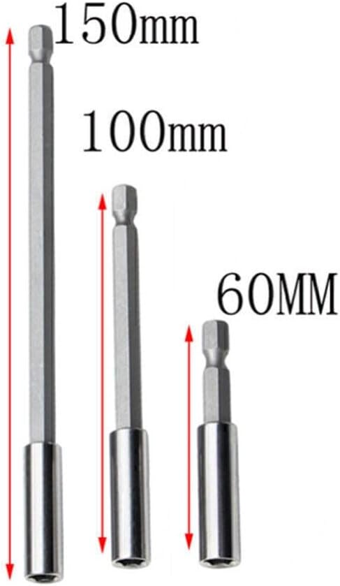 ya 26 10.21 baidi 1/4 Hex Magnetic Bit Holder Driver Flexi Screwdriver Drill Extension Long Short-2
