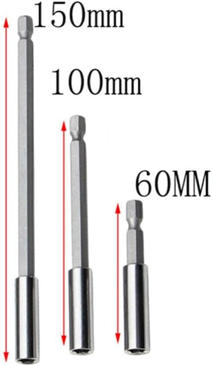 ya 26 10.21 baidi 1/4 Hex Magnetic Bit Holder Driver Flexi Screwdriver Drill Extension Long Short-2