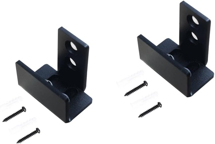 ya 26 10.21 baidi 2 PCS Wall Guide Groove Stopper Sliding Barn Door Bottom Floor Guides