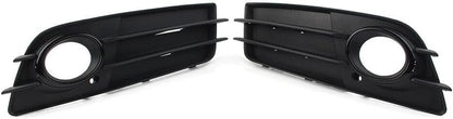 ya 2 8.15 1 pair of black front bumper fog light grille protective covers suitable for Audi A4 B8 S4 2008-2012