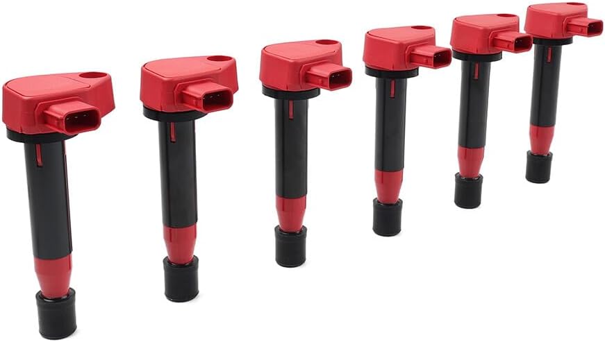 ya 9 10.24 6PCS Ignition Coil UF242 for Honda Odyssey for Accord for Civic Pilot for Acura CL RL