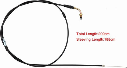 ya 5 8.24 baidi 188mm Motorcycle Throttle Cable Scooter Accelerator Single Elbow GY6 Engine