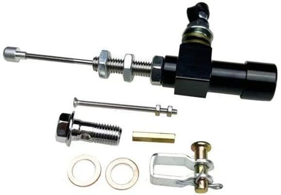 ya 10 9.16 zhengce Motorcycle hydraulic clutch master cylinder rod brake pump black M10 x 1.25
