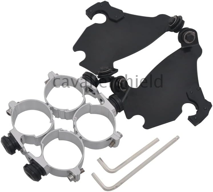 ya 23 10.7 baidi Fork Bracket Gauntlet Fairing Trigger Lock Mount Kit for Harley Dyna FXD FXDL
