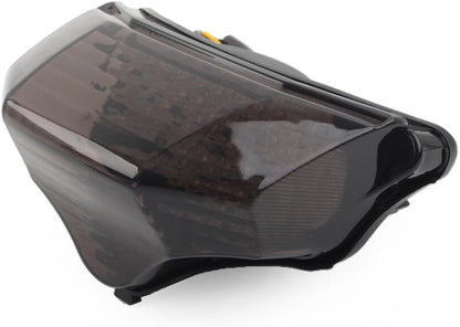 ya 4 8.14 Rear Taillights Brake Turn Signal Smoke Lens for Yamaha FZ600 FZ6 FAZER