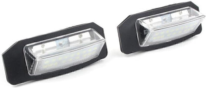 ya 14 9.20 zhengce Suitable for Outlander 2006-2011 EX 2007-2017 2-piece LED license plate lig-1