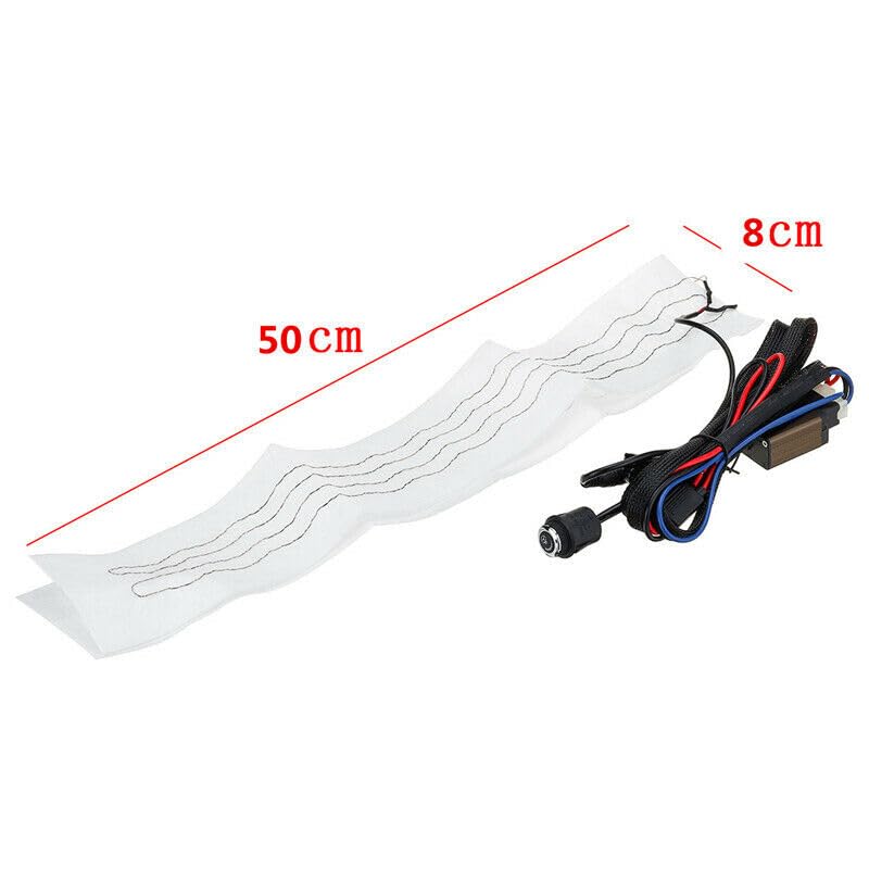 ya 4 8.8 Universal Car 6 Gear LED Switc Steering Wheel Heating Winter Heated Flocking Pad