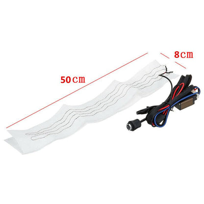 ya 4 8.8 Universal Car 6 Gear LED Switc Steering Wheel Heating Winter Heated Flocking Pad