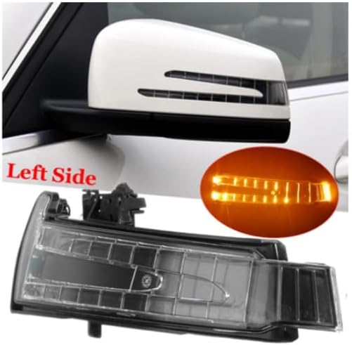 ya 11 9.14 baidiLeft Side Mirror Sequential Blink Turn Signal Light for for Mercedes E C Class 09-15