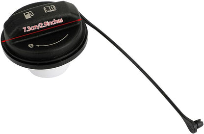 ya 5 8.10 Black Fuel Filler Gas Cap for 2005-2018 Optima 2007-2020 Rio 2006-2020 Sedona