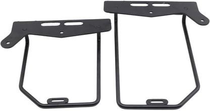 ya 11 9.14 baidiBlack Saddlebag Support Rack Mount Bracket for Kawasaki Eliminator 450 500 24-25