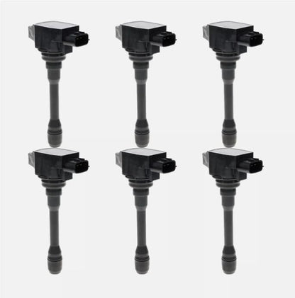 ya 9 10.24 6 Ignition Coils 22448-EY00A for Infiniti FX37 G37 FX50 M37 for Nissan 370Z 3.7L