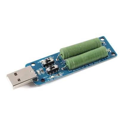 ya 16 10.20 baidi USB Electronic Load with Switch, 3A, 2A, 1A Resistance Tester with LED -