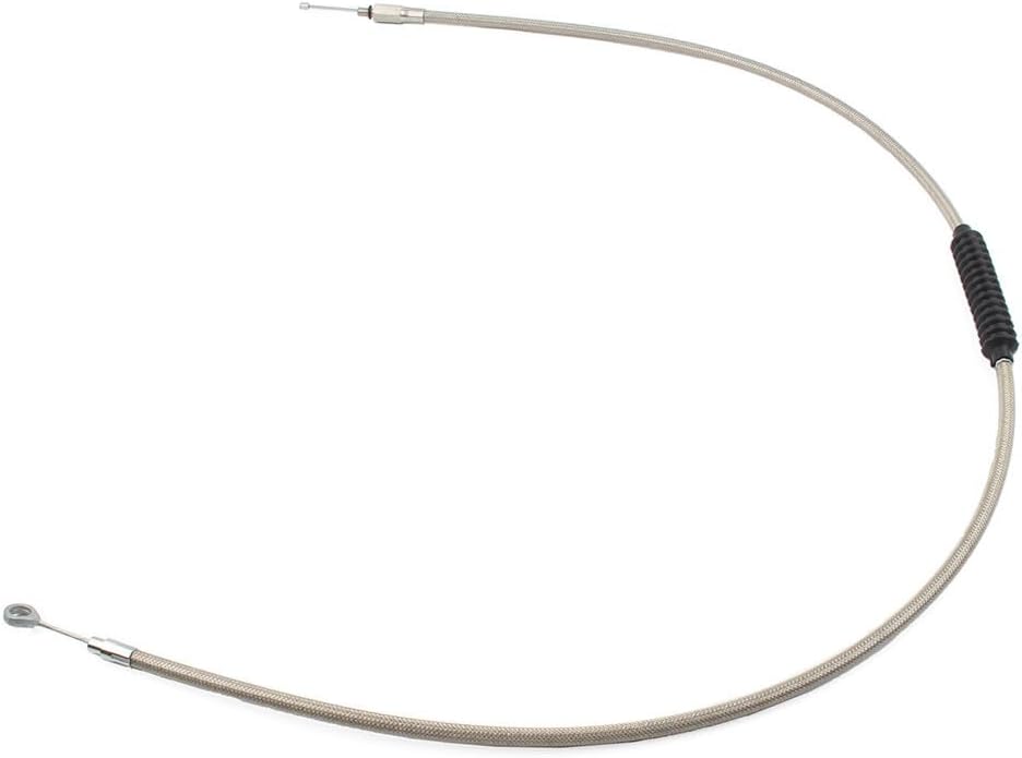 ya 14 9.20 zhengce Stainless Clutch Cable Fit for Harley Dyna FXDWG Softail Fatboy FLSTF Road-1