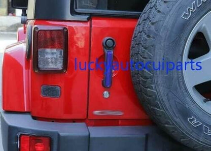 ya 2 8.24 baidi for Jeep Wrangler JK 4DR 2007-2017 Purple Exterior Door Handle Strip Decorative Decoration 