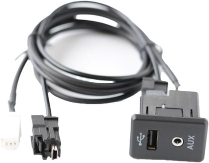 ya 23 10.7 baidi 28023-4BA0B for for Nissan 2013-2019 Auxiliary AUX Stereo Adaptor for Audio Socket+Cable