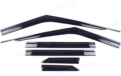 ya 28 10.13 zhengce Black Window Visor Vent Shades Sun Rain Guard B for Mitsubishi for Outland