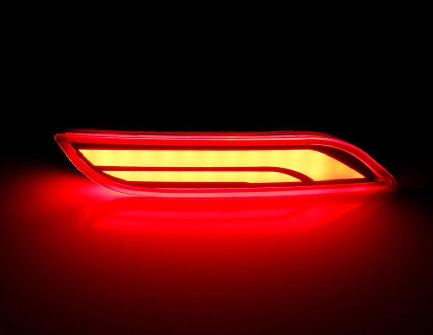 ya 7 8.24 baidi for Toyota for Camry 18-2023 Smoked Lens LED Rear Fog Light Tail Bumper Light Lamps