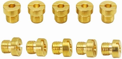 ya 2 8.15 10Pcs Dellorto 6413 M6x0.75mm #66-#155 For PHBH PHBL PHBE Carburetor Main Jets
