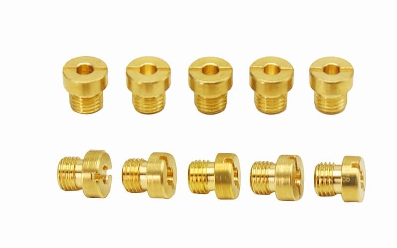 ya 7 8.24 baidi 10Pcs Dellorto 6413 M6x0.75mm 66-155 for PHBH PHBL PHBE Carburetor Main Jets