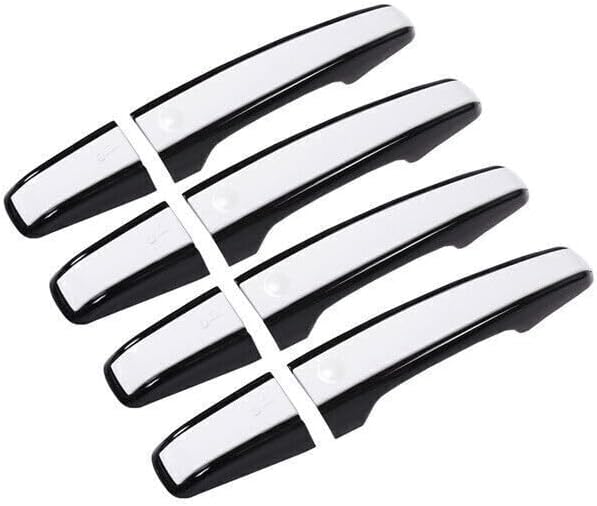 ya 5 8.10 8P Black White Look Outside Door Handle Cover Refit for Range Rover L405 13-2022