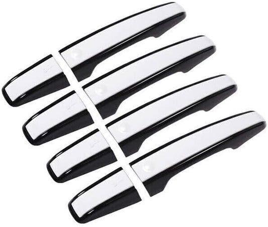 ya 5 8.10 8P Black White Look Outside Door Handle Cover Refit for Range Rover L405 13-2022