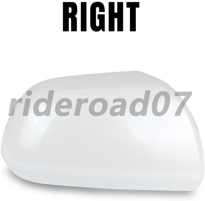 ya 11 9.14 baidiRight Side Rearview Mirror Cover Cap White for Toyota Highlander 2009-2014