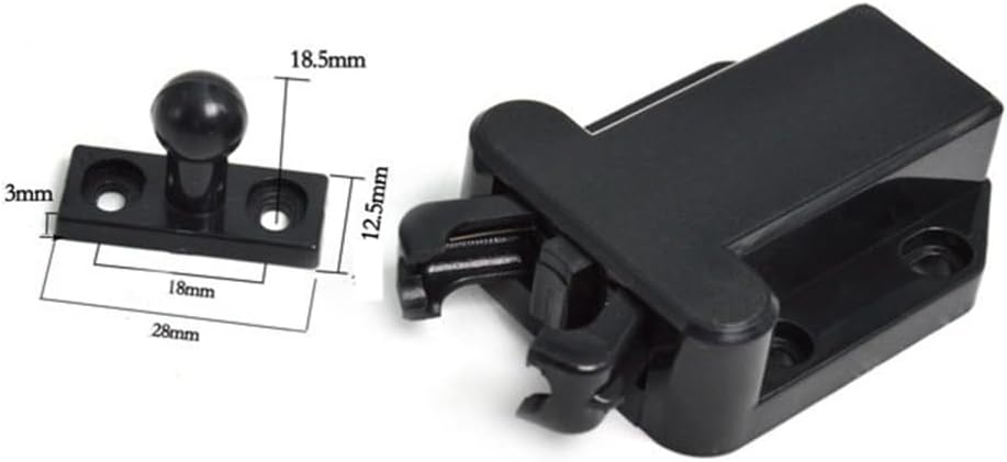 ya 26 10.21 baidi 4 Pcs Self-Locking Device Child Cabinet Closer Latch Press Pop Open