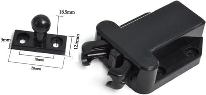 ya 26 10.21 baidi 4 Pcs Self-Locking Device Child Cabinet Closer Latch Press Pop Open