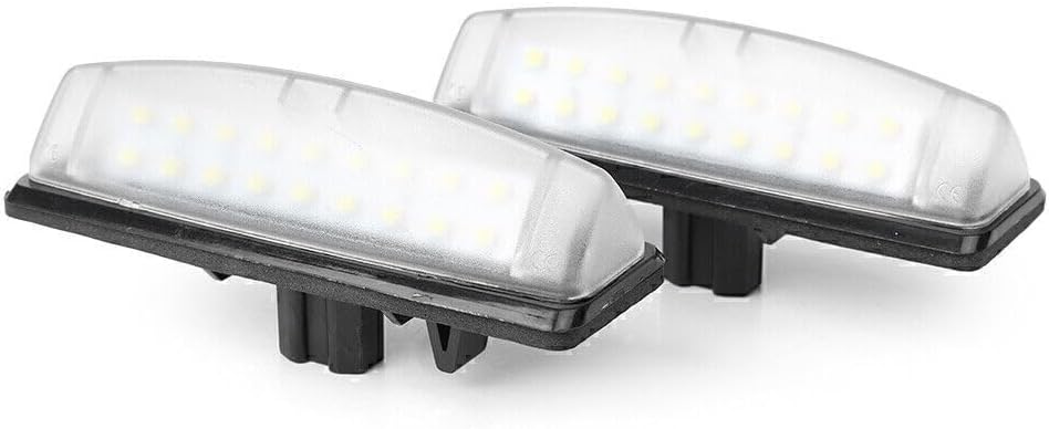 ya 13 9.15 baidi 2pcs White LED License Plate Lights Fit for Lexus IS300 IS200 LS430 ES300 E