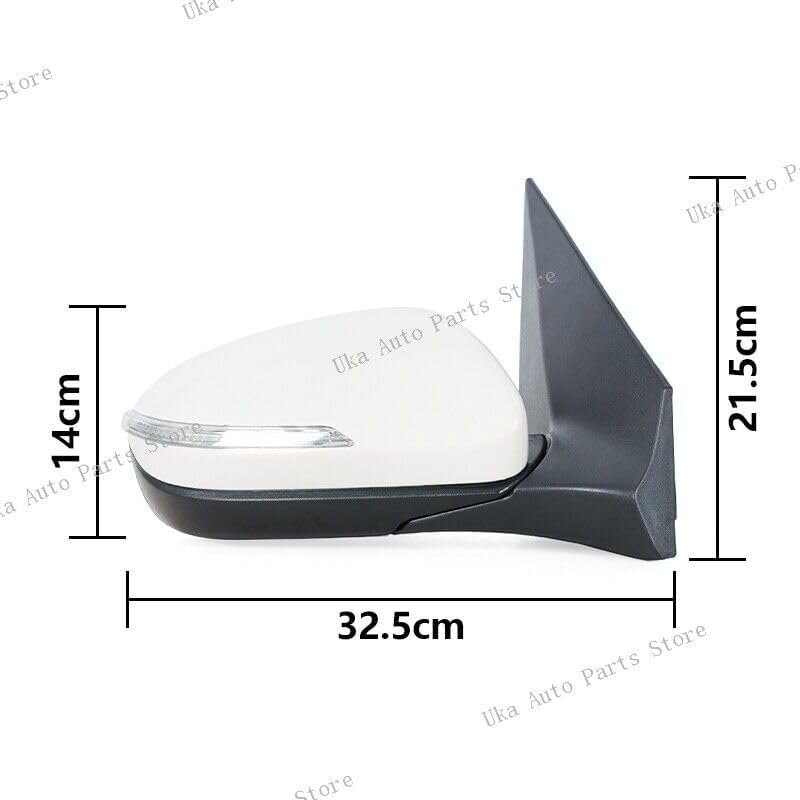 ya 11 9.14 baidiLH&RH Door Rearview Mirror 5-Pin W/Turn Signal for Hyundai I20 2016 2017