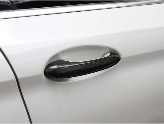 ya 2 8.15 for Toyota Supra A9 2019-2022 Carbon Fiber Exterior Door Handle Cover Trim fit