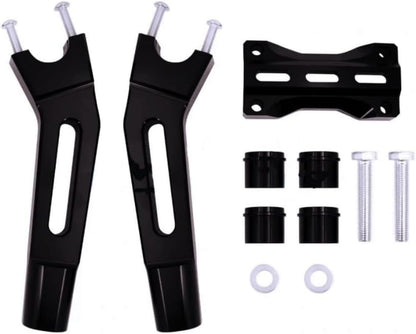 ya 13 9.15 baidi 10-inch handlebars, Riser 1-inch/1.25-inch rod pullback fits for Harley 08-13 XR 96-07 Touring-