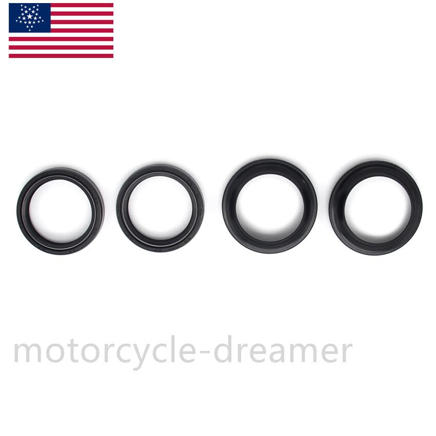 ya 13 9.15 baidi for Yamaha Fork Dust Wiper Seals Kit YZ125 YZ250 88-1995 FZ1 FZ1N FZ1S 2006-2014