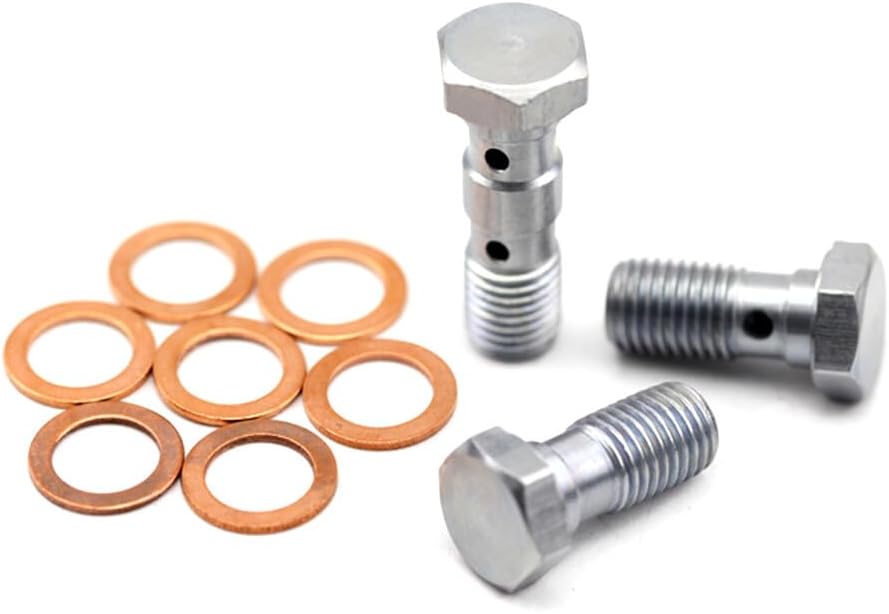 ya 6 8.14 Brake Banjo Bolt 10mm M10 x 1.25MM Caliper Master Cylinder