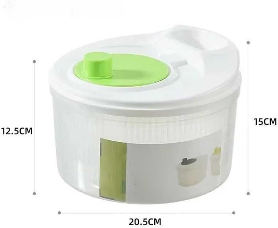 ya 14 9.20 baidi Vegetable Salad Dehydrator with Manual Rotating Drain Basket for Kitchen Use-1