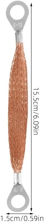 ya 5 8.10 4 Pcs Copper Grounding Belt Travel Static Strap Wire For Cars Anti Straps