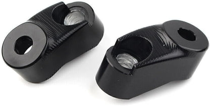 ya 2 8.15 Black Short Front Turn Signal Mounts 39mm 49mm Forks for Harley Sportster FXR