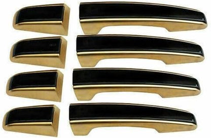 ya 10 9.16 baidi Black Golden External Door Handle Cover Trim 8Pcs for Range Rover L405 2013-2022