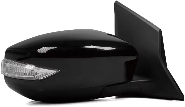 ya 11 9.14 baidiLeft Side Door Rearview Mirror Assembly 5PIN Black for Nissan Pulsar 2016-2023
