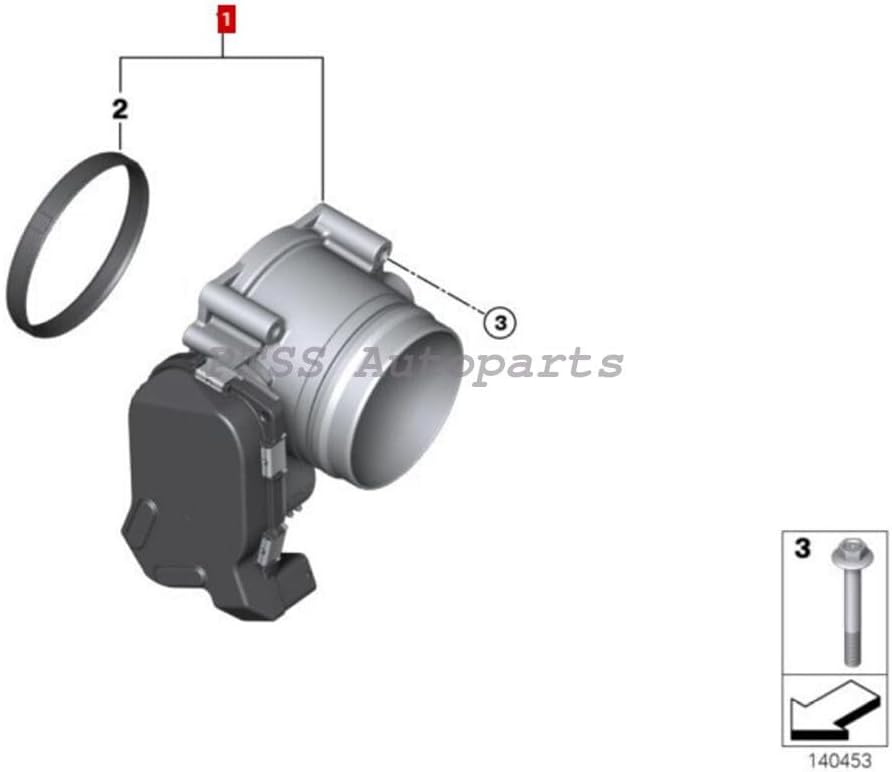 ya 5 8.24 baidi OE 13547556118 Throttle Body for BMW 128I 328I 528I X3 X5 Z4 328XI 528XI