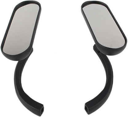 ya 6 8.14 Motorcycle Black Rear View Side Mirror left right for Harley Aluminum