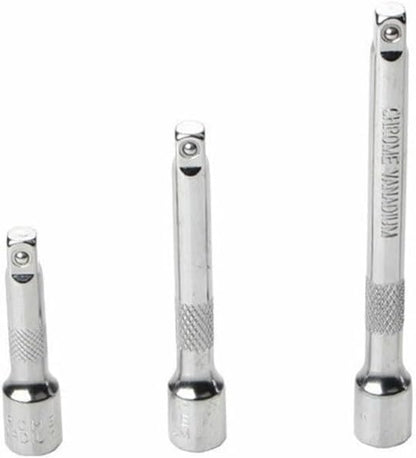 ya 14 9.20 baidi 3Pcs Extension Extender Bar Set 1/4inch Drive Ratchet Wrench Socket Practial New-1